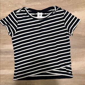 Black and white striped shirt